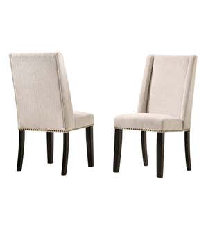 Lana Upholstered Dining Chairs, Set of 2