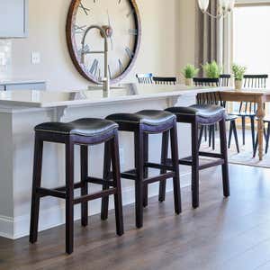 Lena Tall Saddle Seat Barstool