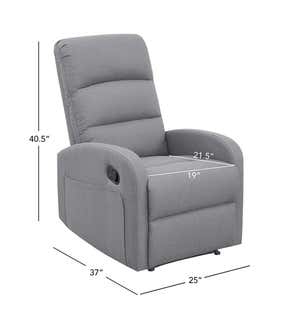 Emilia Upholstered Manual Recliner