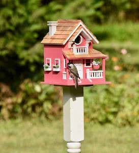 In The Pink Cottage Birdhouse