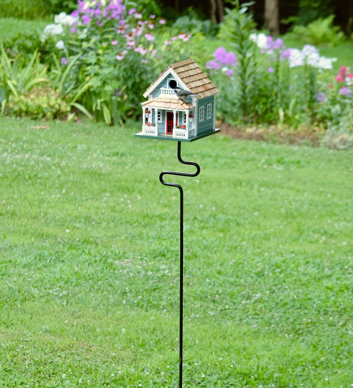 Auger Birdhouse Bird Feeder Pole Stand