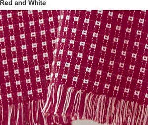 Round Homespun-Cotton Reversible Tablecloth, 70"
