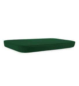 Shenandoah Outdoor Chaise Cushion, Prospect Hill - Teal Stripe