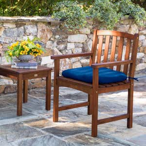 Lancaster Eucalyptus Outdoor Seating, 4-Piece Set - Natural