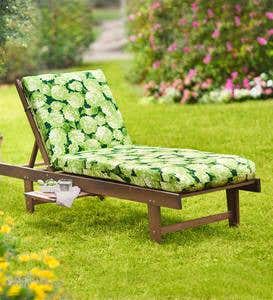 Eucalyptus Wood Chaise Lounge, Lancaster Outdoor Furniture Collection