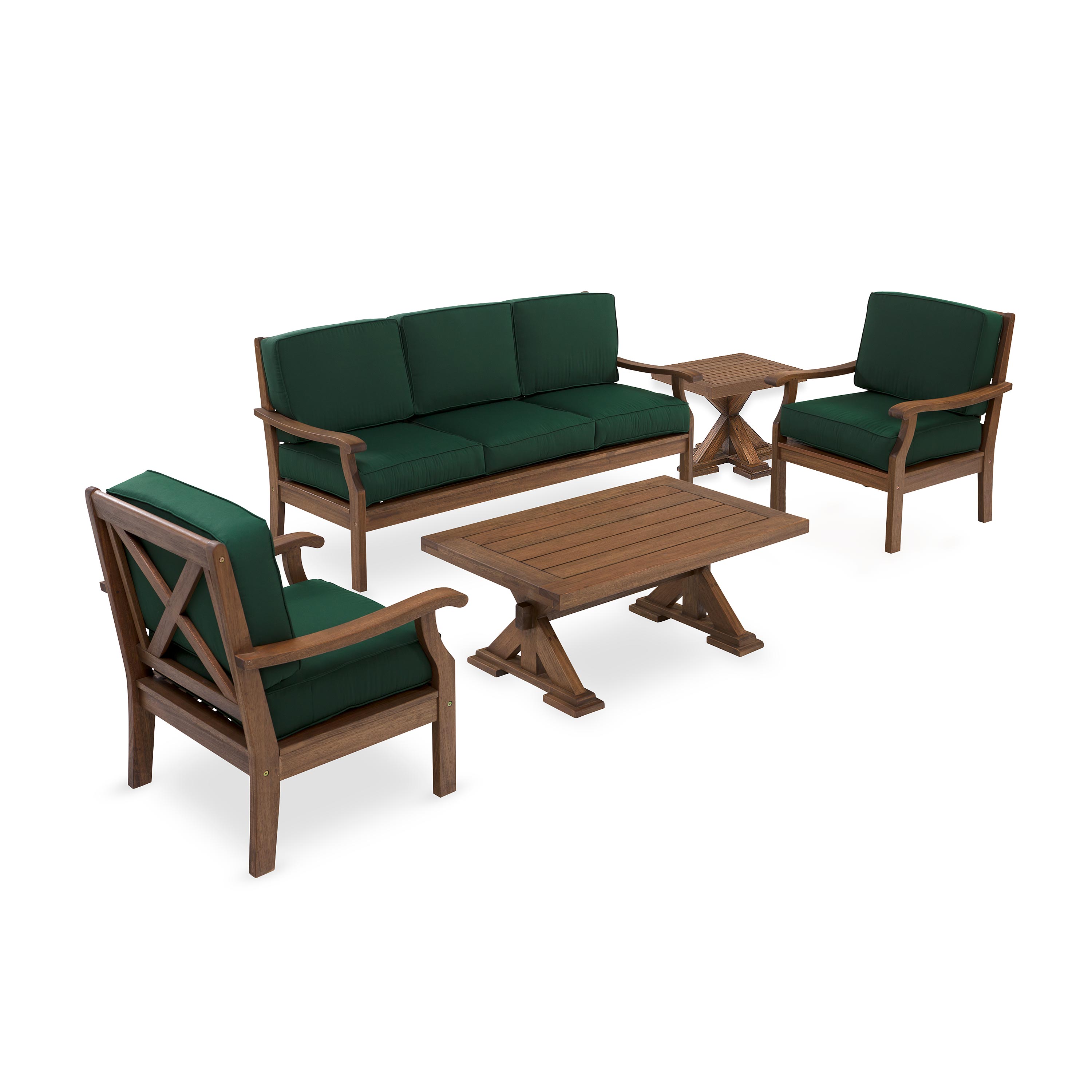 Claremont Sofa Set - Sofa, Two Chairs, Coffee Table and Side Table