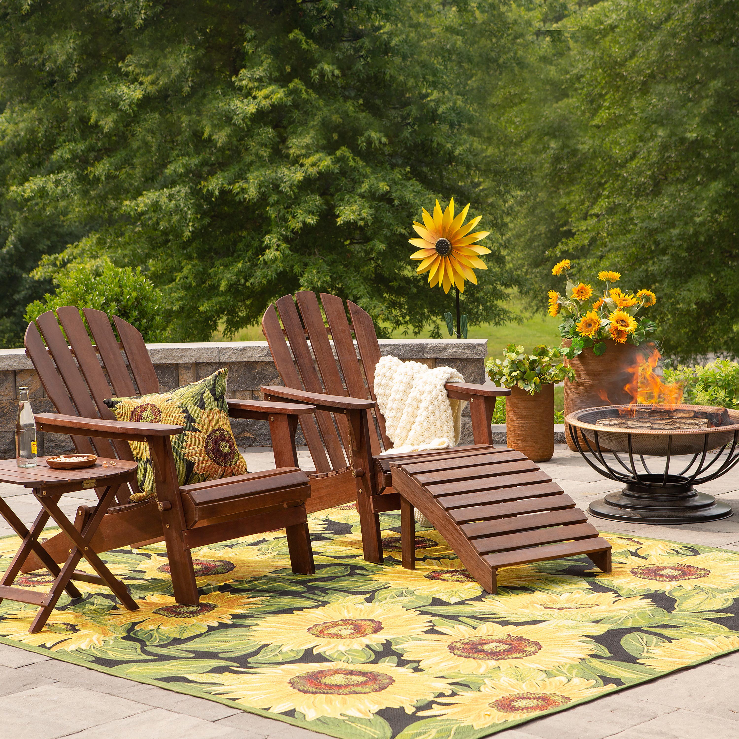 Eucalyptus Wood Adirondack Outdoor Furniture