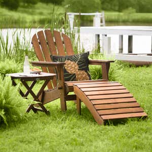 Eucalyptus Wood Adirondack Outdoor Furniture