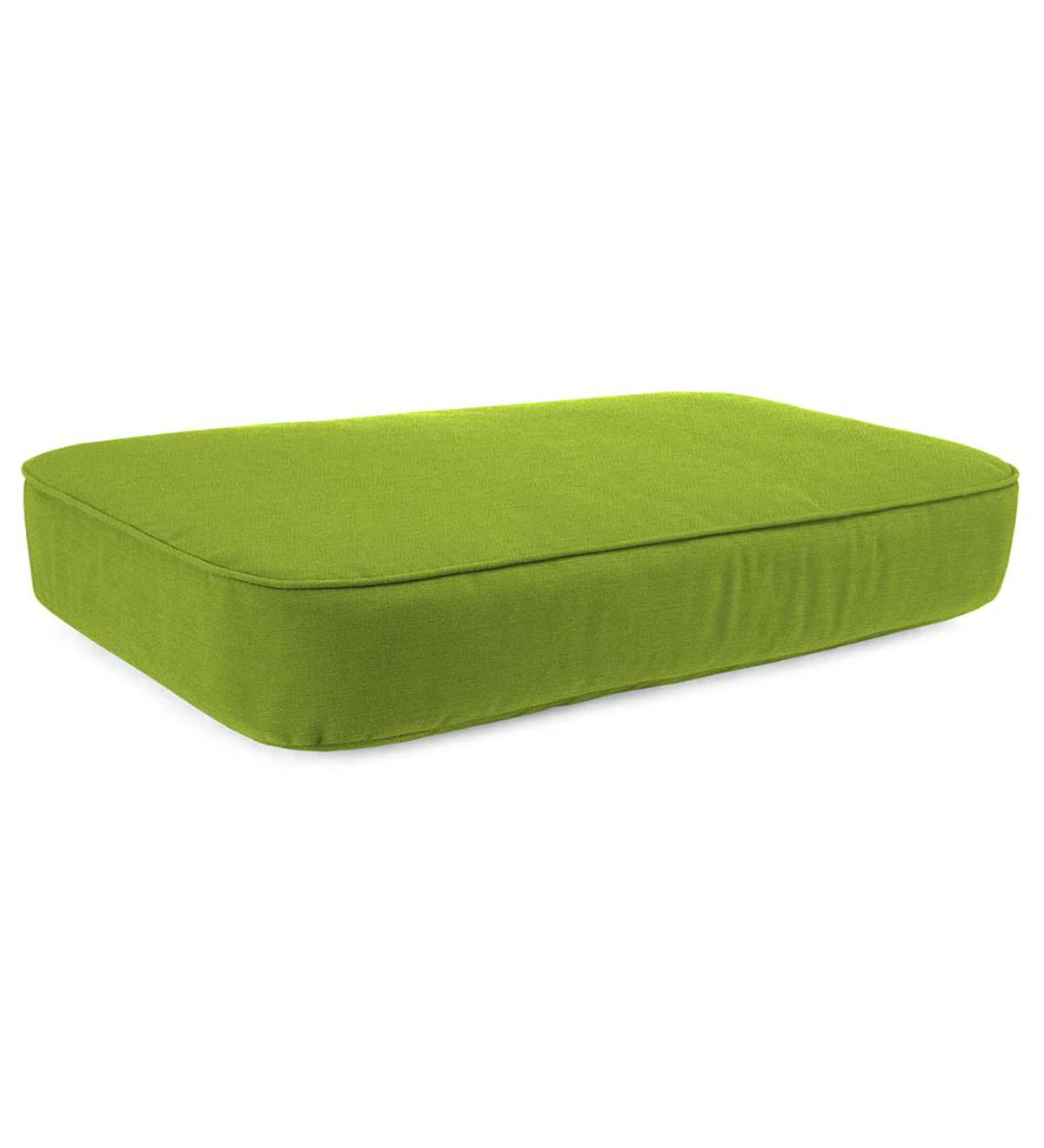 Deluxe Polyester Chaise Cushion, Prospect Hill - Leaf Green