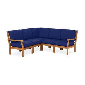 Claremont Eucalyptus Outdoor Sectional Seating with Cushions