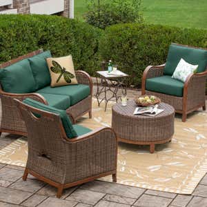 Urbanna Premium Wicker Collection with Luxury Cushions