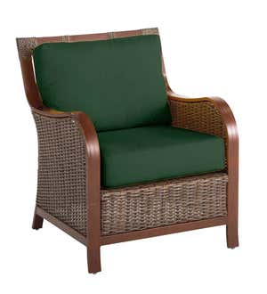 Urbanna Premium Wicker Chair with Luxury Cushions