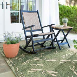 Indoor/Outdoor Dragonfly Rug