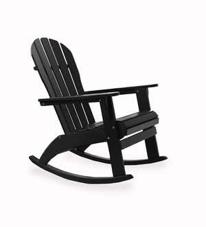 Eucalyptus Wood Adirondack Rocking Chair