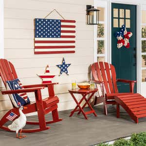 Classic American Flag Wooden Wall Art