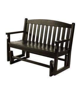POLYWOOD Outdoor Glider Bench