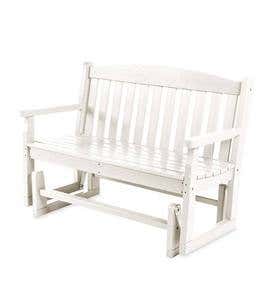 POLYWOOD Outdoor Glider Bench