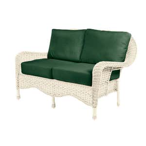 Prospect Hill Outdoor Wicker Deep Seating Love Seat with Cushions