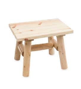 USA-Made Northern White Cedar Log Outdoor Furniture