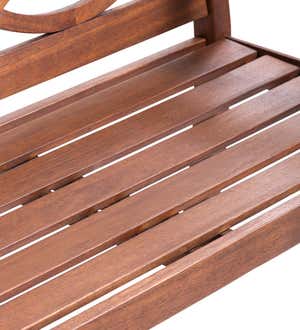 Hampton Eucalyptus Wood Garden Bench