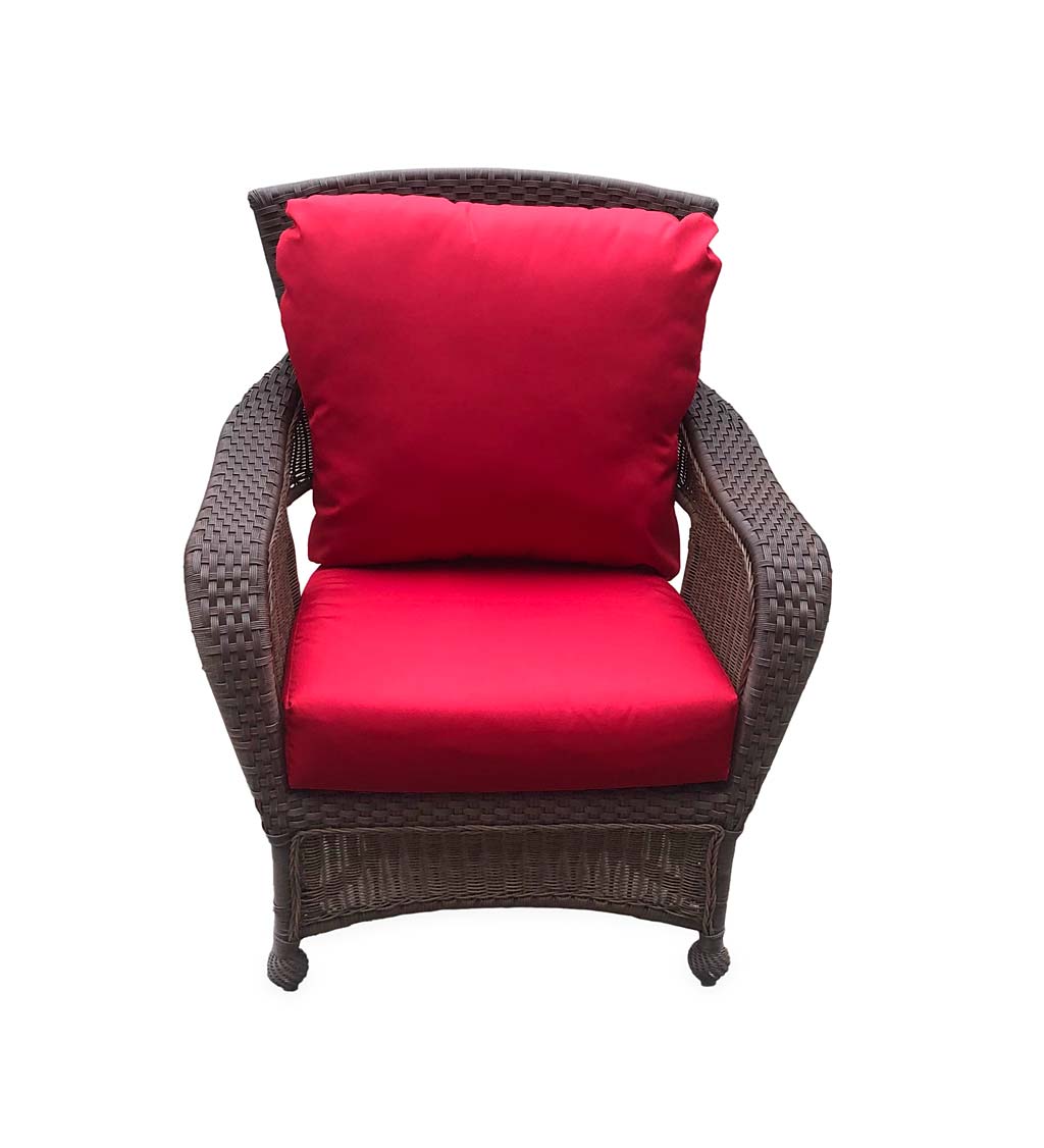 McGrath Deep Seating Wicker Chair with Cushions