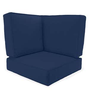 Seat and Back Replacement Cushions for Claremont Sectional Corner Chair, Set of 3