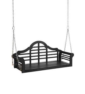 Lutyens FSC-Certified Eucalyptus Wood Porch Swing