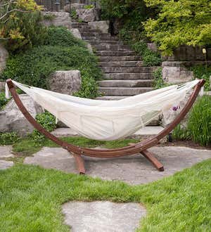 Double Hammock with Stand - Natural