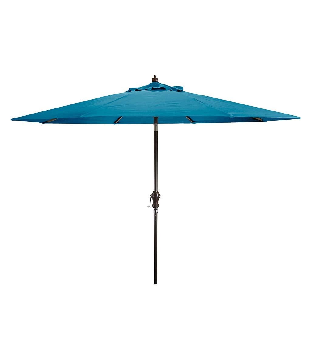 Deluxe 9' Aluminum Umbrella with Sunbrella Canopy