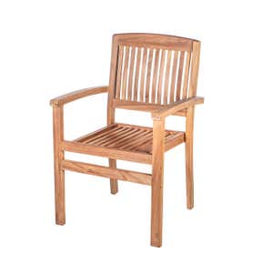 Teak Wood Chairs, Set of 2