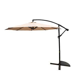 Classic Cantilever Patio Umbrella with Steel Pole, 10' dia.