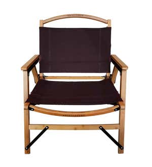 Retro Bamboo Folding Camp Chair - Bamboo