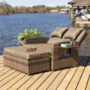 ATR Recliner Cushion Cover | Patio Wicker Recliner Cushion Cover