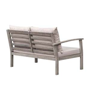 Ridgewind Outdoor Sectional Sofa Seating Set With Cocktail Table