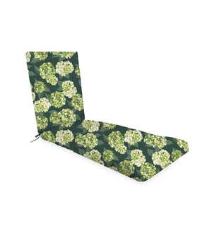 Classic Chaise Cushion with Ties, 23" x 76" x 3"