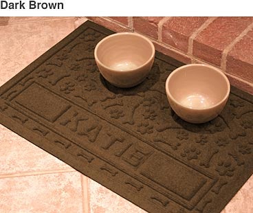 Personalized Dog Food Mat