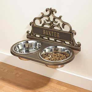 Personalized Wall-Mount Pet Feeder