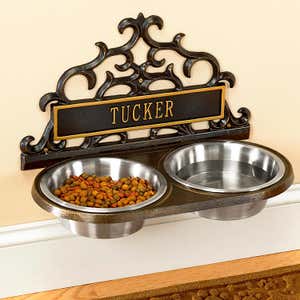 Personalized Wall-Mount Pet Feeder