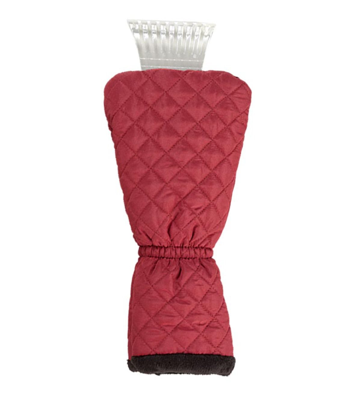 Quilted Ice Scraper Glove with Insulated Liner for Warmth