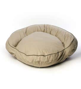 Medium Twill Bolster Bed with Contrast Cord