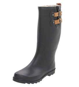 Chooka Women's Tall Solid Rain Boot