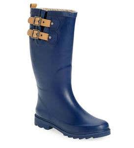 Chooka Women's Tall Solid Rain Boot