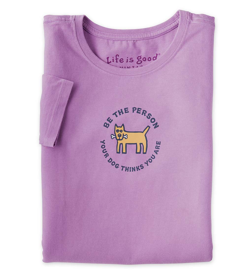 Life Is Good Women's Long Sleeve Crew Neck Crusher Tee