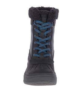 Merrell Haven Mid Lace Polar Waterproof Boots - Black - Size 6
