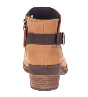 Merrell Shiloh II Bluff Short Leather Boots - Black - 8