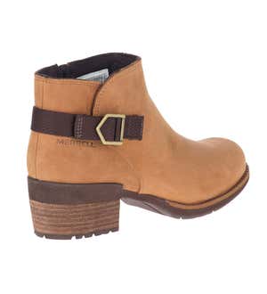 Merrell Shiloh II Bluff Short Leather Boots - Black - 7