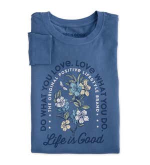 Life Is Good Women's Long Sleeve Crusher Tee