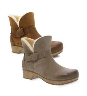 Dansko Bessie Nubuck Pull-On Booties