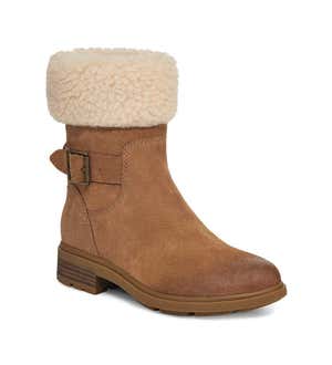 UGG Women's Harrison Cuff Waterproof Suede Boots