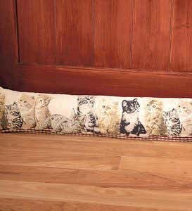 Tapestry Draftstopper Insulating Door Pillow